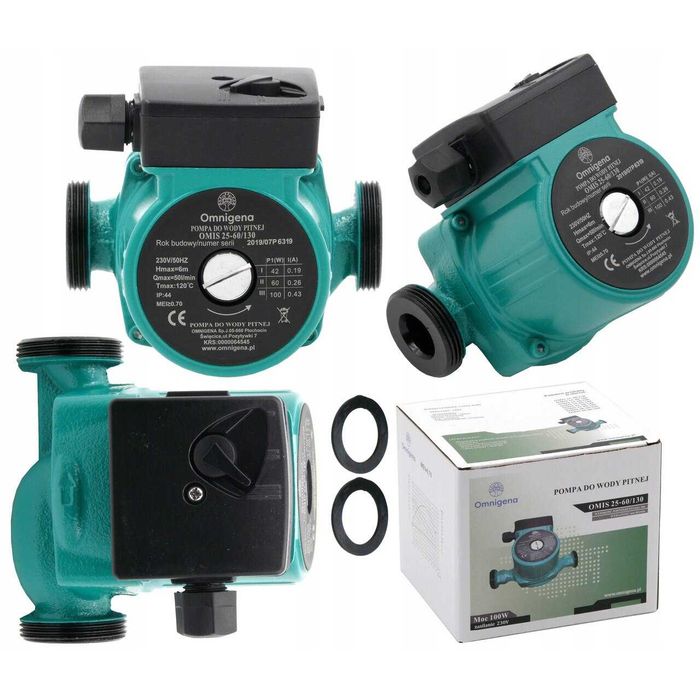 Pompa de recirculare Omnigena OMIS 25-60/130, 10 bar, IP44