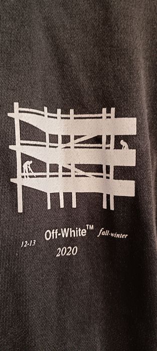 Off White c/o Virgil Abloh 2019 Graphic Print Hoodie L