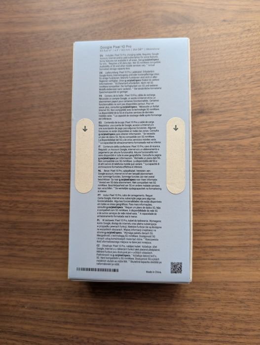 НОВ НЕРАЗОПАКОВАН Google Pixel 10 Pro 256GB Moonstone  2 год гаранция