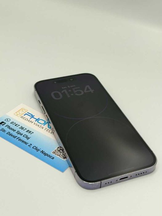 iPhone 14 Pro 128GB 100%- Din magazin,cu garantie! RATE TBI !