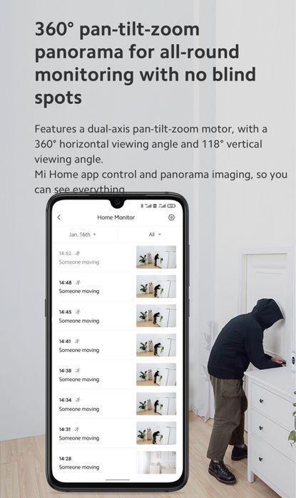 Xiaomi Mi 360° Home Security Camera 2K Pro | Б/у, хорошее состояние