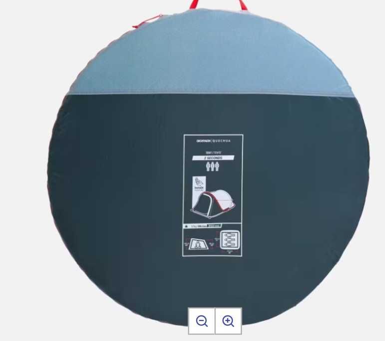 Vina Cort camping instant 3 locuri, 2 Seconds albastru
