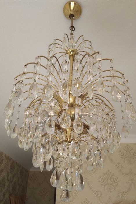 Хрустальная люстра Фонтан