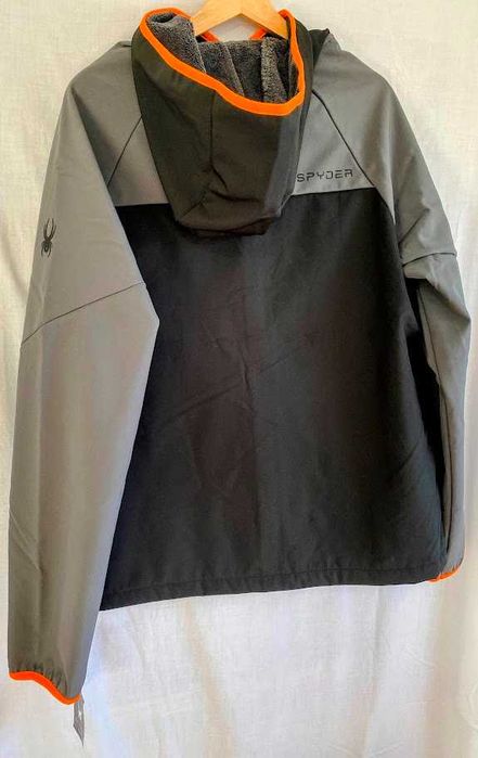 Spyder мъжко пролет/есен спортно яке черно/вулканично сиво - внос САЩ