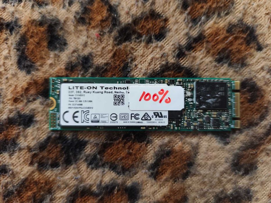 ssd Nvme Liteon 500GB viata 100%