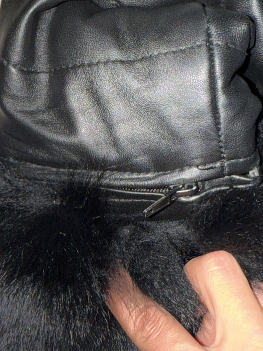 Geaca groasa , piele naturala , balana naturala marime S