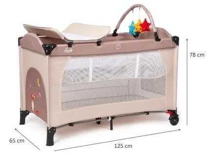 Patut pliant portabil, perfect pt vacante 120x60, compact instalare rapida 10kg