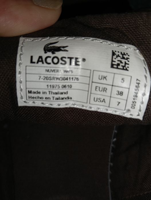Tenisi piele Lacoste marimea 38