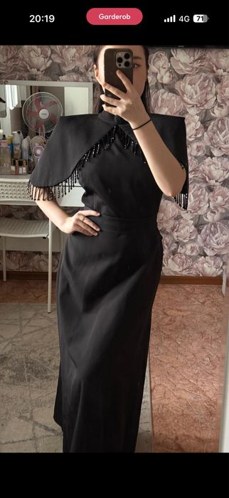 Черное платье вечернее