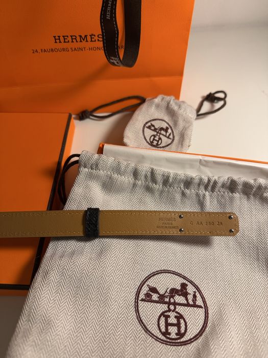 Curea Hermès Kelly 18 - cu cutie și husă de protecție