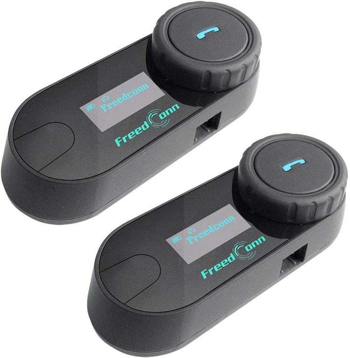 Sistem de comunicare moto Intercom FreedConn Tcom-VB/SC, Bluetooth,pachet 2 buc,sigilat