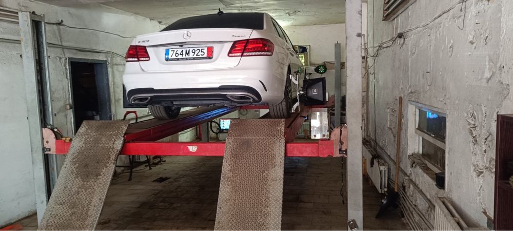 Стенд за реглаж преден и заден мост + 4 колонен подемник