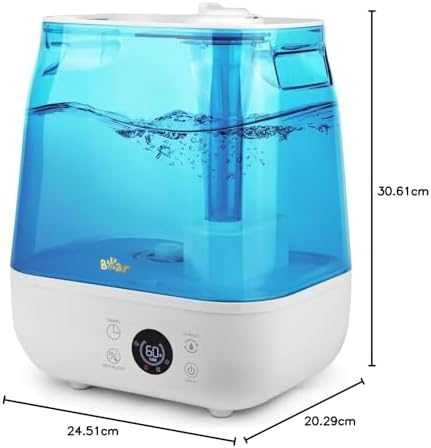 Овлажнител Bear 6L тих с таймер и аромат