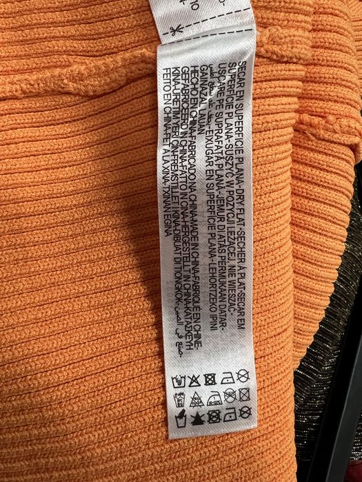 Rochie tricotata,Zara,portocalie,mini