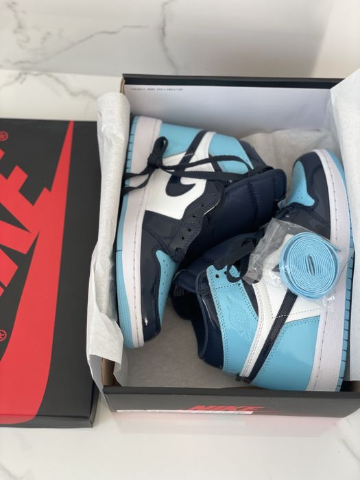 Air Jordan 1 Retro UNC Patent Full Box Verificare Colet Size 35,5-45