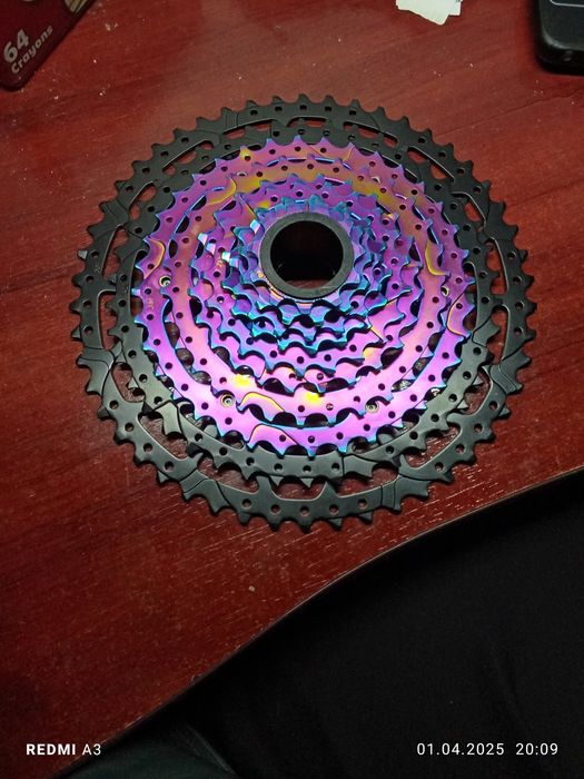 Set de pinioane pentru semicursiera (bicicletă cu schimbător)