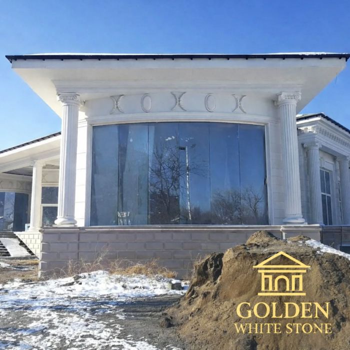 Облицовка фасада из натурального камня