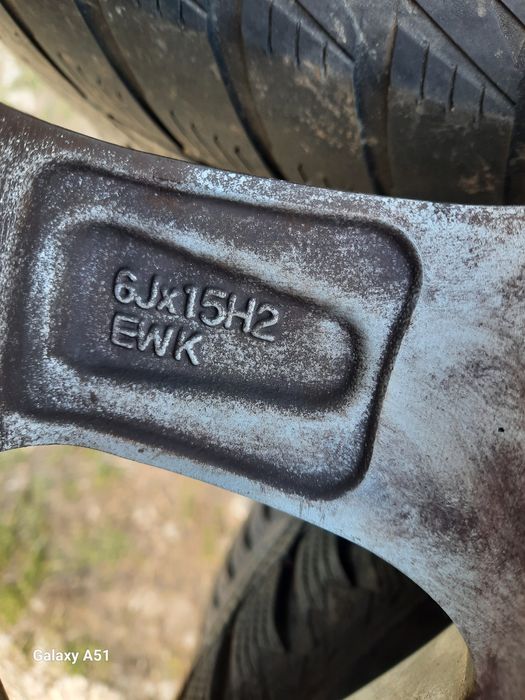 Ляти джанти с гуми зимни, 5×100, 15цола.