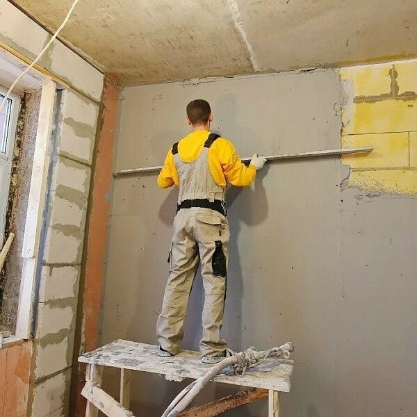 Выравнивание стен под маяк