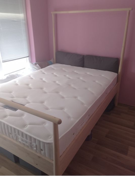 Легло  140х200 gjoka и матрак hapy dreams