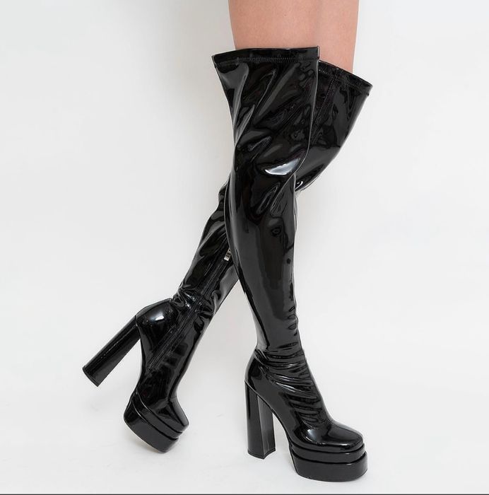 Лачени чизми на ток от shoe aquarium