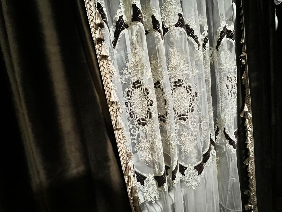 Продам комплект шторы с тюлью