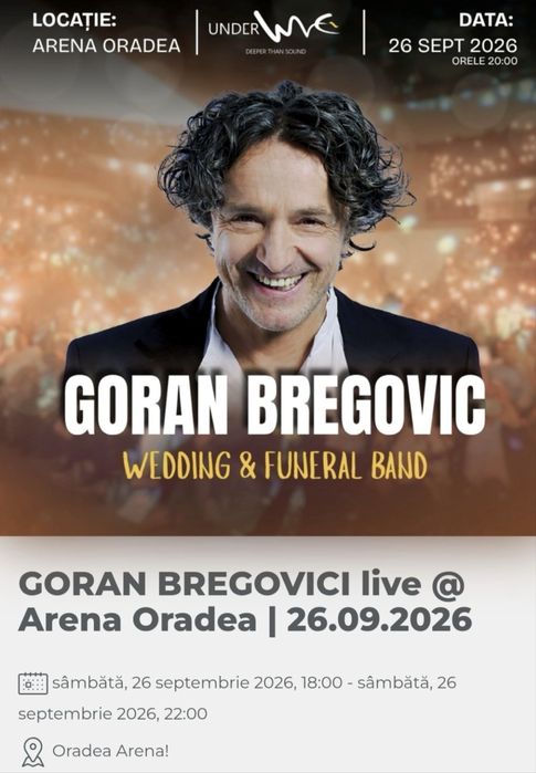 Bilete Goran Bregovici