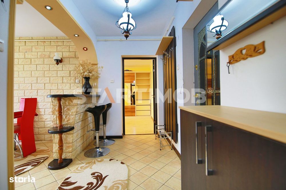 Apartament mobilat doua camere cu parcare Calea Bucuresti