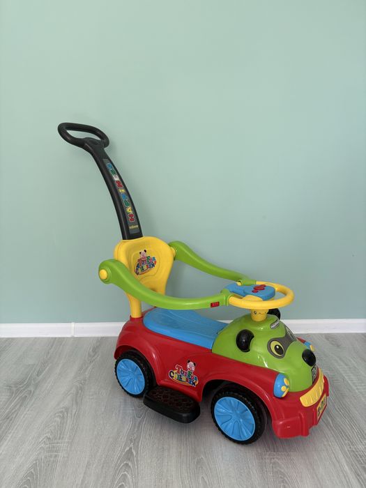 Детска кола за бутане с дръжка