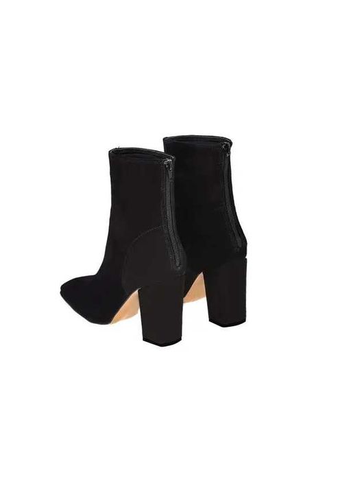 Botine / ghete din piele intoarsa naturala - 37 & 39 la super pret!