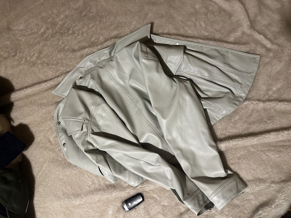 Jacheta de primavara verde menta