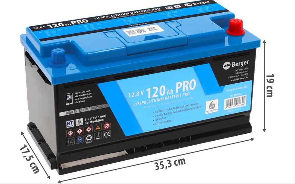 Литиев акумулатор Berger