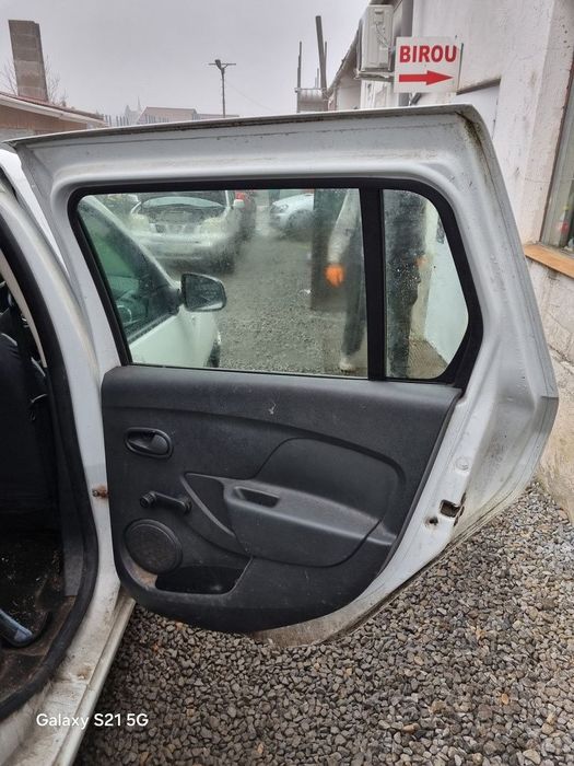Usa Dreapta Spate Dacia Dacia Logan II MCV 2013 - 2016 SUV 4 Usi Blanc Glacier DV369 ...