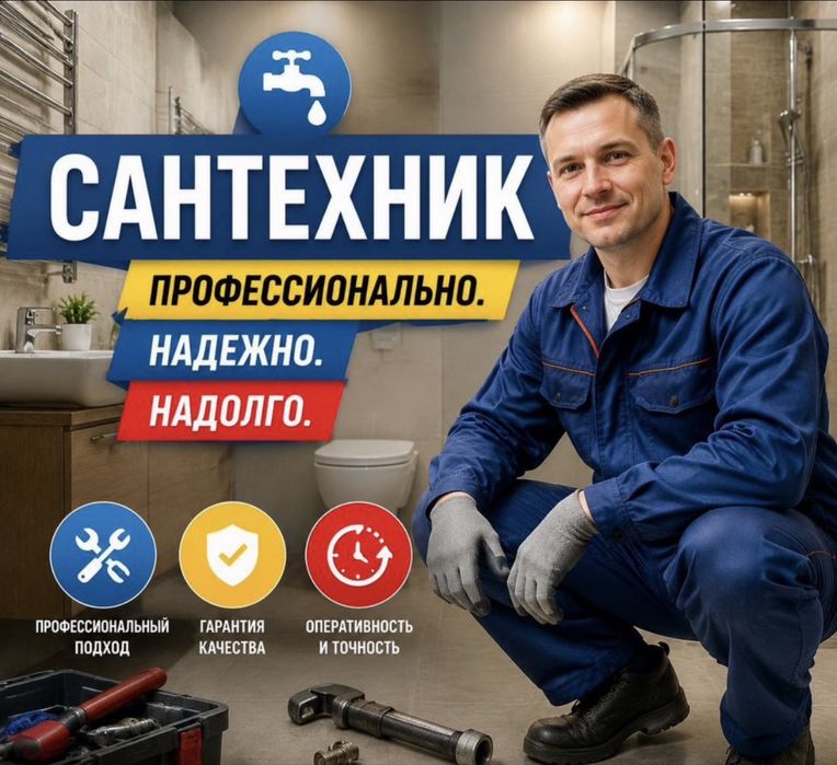 Сантехник Услуги сантехника круглосуточно Мастер сантехник 24/7