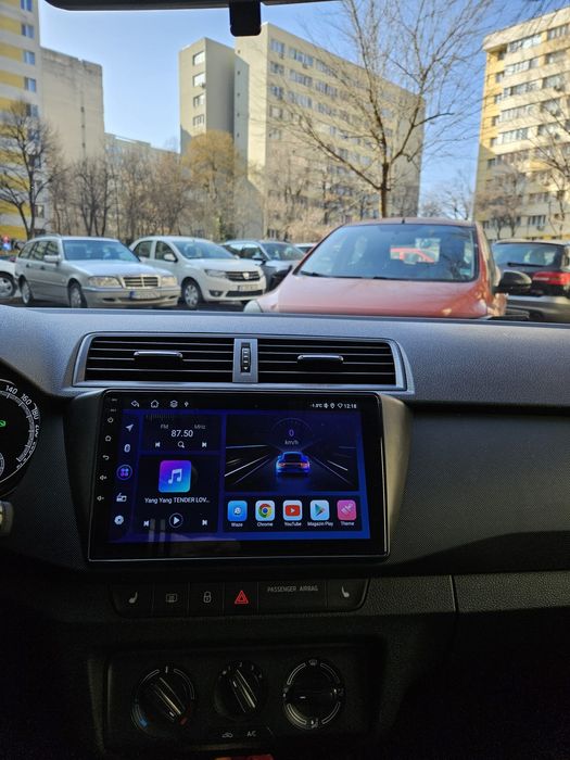 Navigație dedicată Skoda Fabia 3 WiFi BT Waze YouTube Maps
