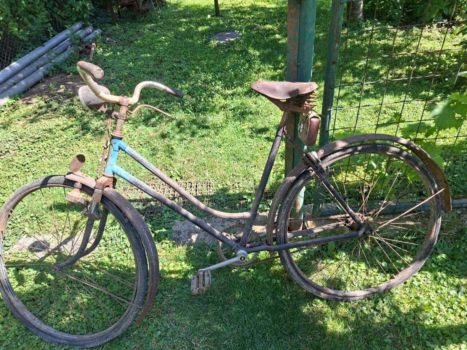 Bicicleta colecție Simson Suhl – anii '50 (DDR) / Șa Möve originală / Nemodificata.