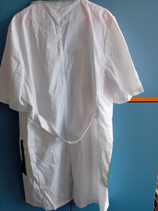 Бяла нова манта, размер Л
