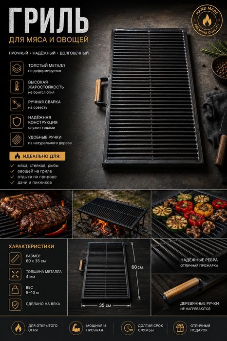 Рештки для гриля BBQ