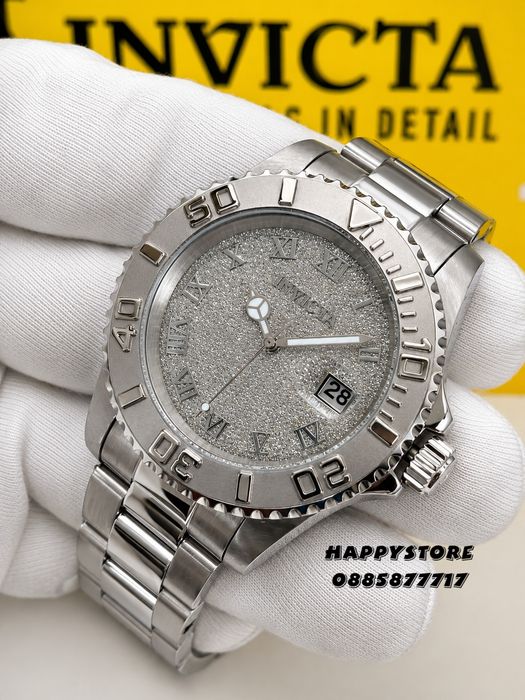 INVICTA Swiss Diamond Silver 40 mm women, Инвикта нов дамски часовник