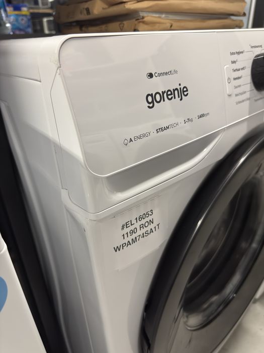 Mașină de spălat rufe slim 7kg Gorenje WPAM74SA1T