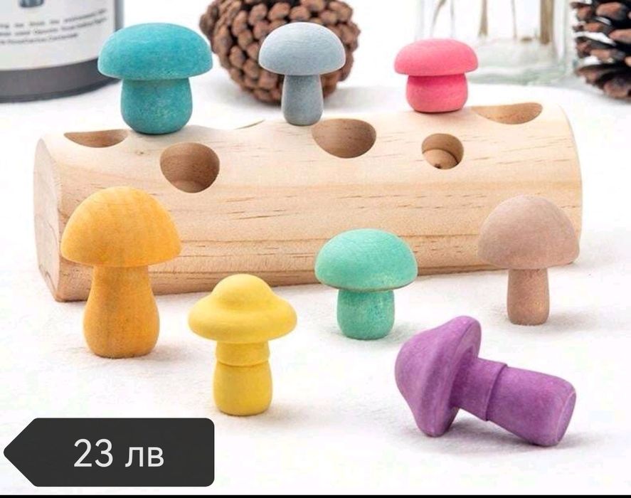 Дървени Монтесори чекмеджета