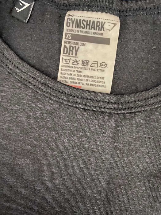 Gymshark Vital Seamless Bluza Cropped cu Maneca Lunga XS