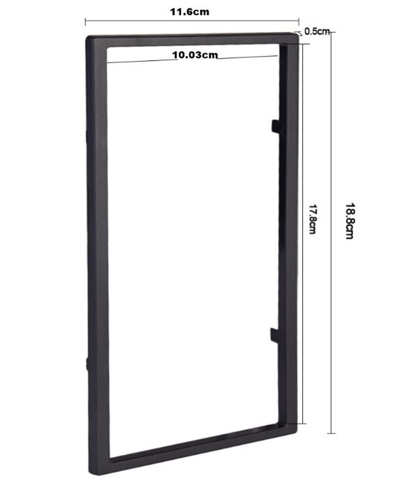 Шейна, кожух за двоен дин, за 7 инча / 2 DIN мултимедия за кола