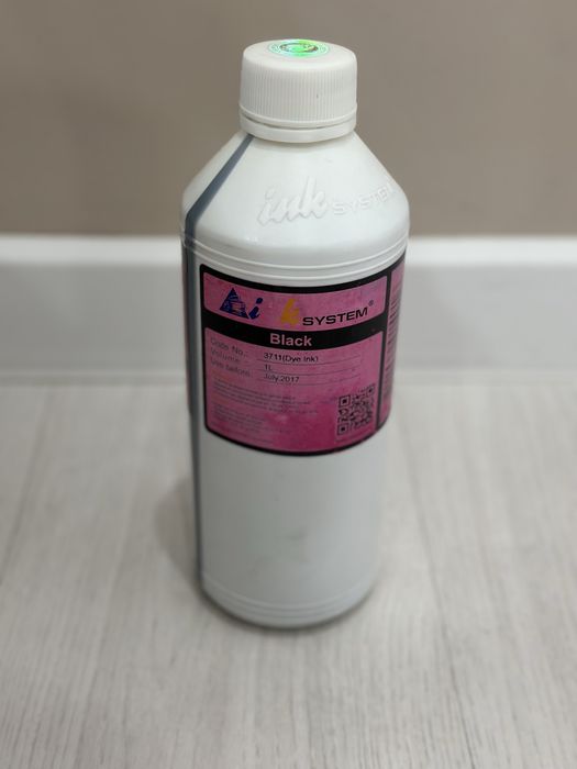Краска для принтера Ink system 3711 Black 1 литр
