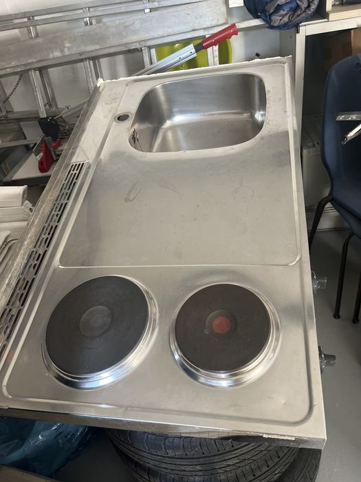 Ghiuveta inox cu plita electrica