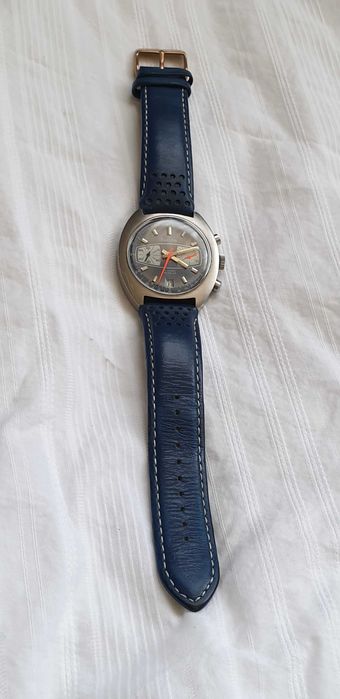 Винтидж швейцарски хронограф Zentra Valjoux 7734