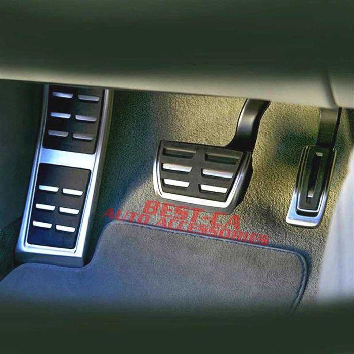 Set ornamente INOX sport pedale automata pentru Audi A4 B8 A5 A6 A7 Q5