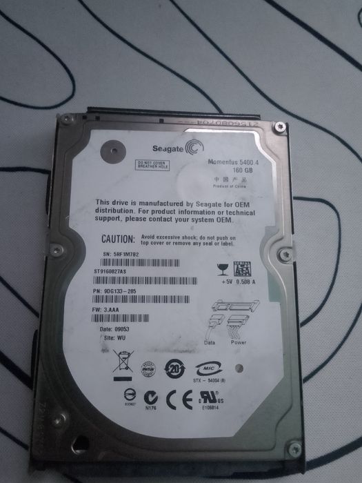 Продам SSD 120 HDD 160