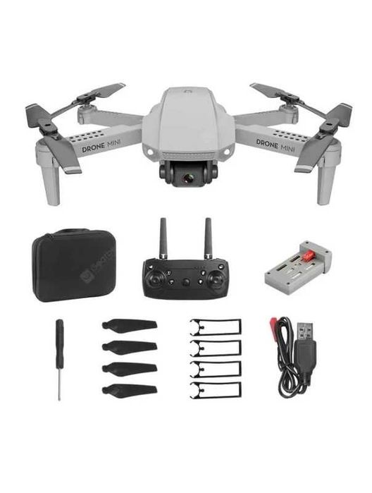 Drona E88, Camera 4K, Zbot 12min 100m, Pliabila, Geanta De Transport.