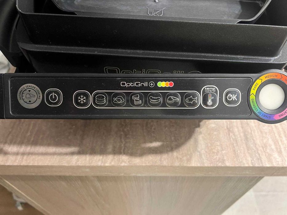 Gratar electric TEFAL OptiGrill+ Snacking&Baking GC714834, 2000W, 6 programe automate, negru
